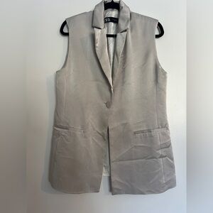 Silver Zara Size S Vest